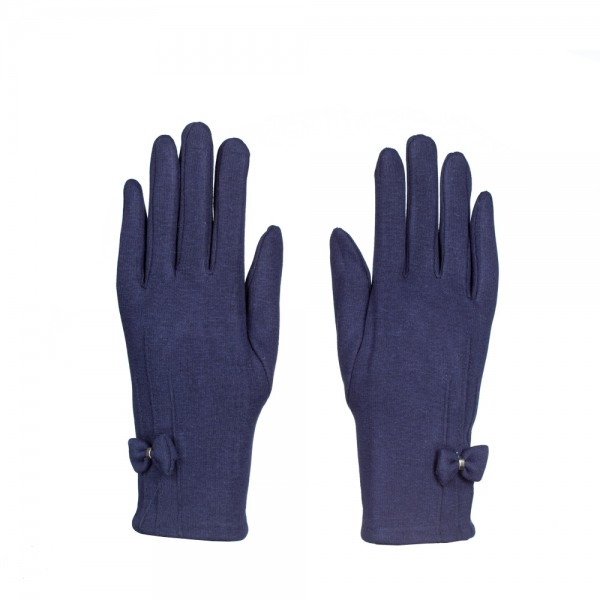 Дамски ръкавици Dija син цвят, 3 - Kalapod.bg
